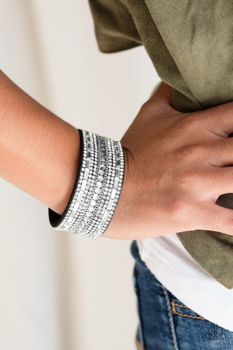 Paparazzi Rebel Radiance Black Wrap Bracelet